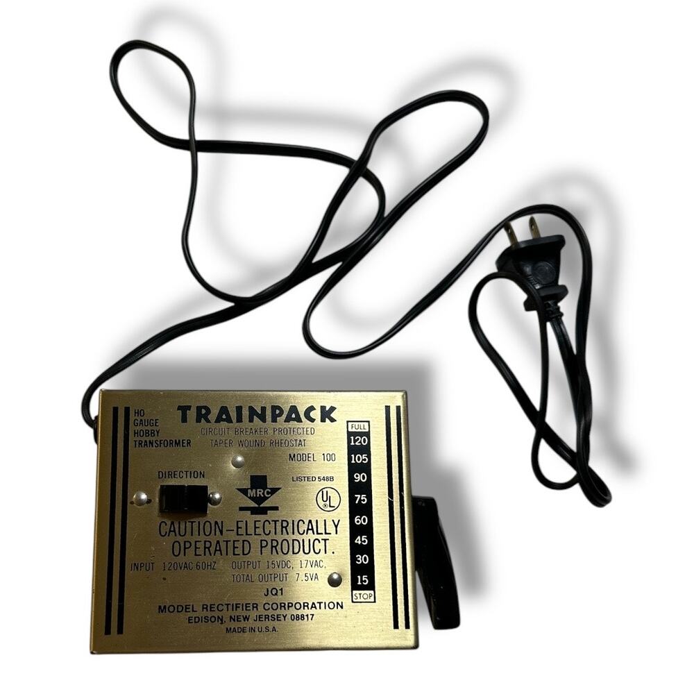 MRC Trainpack Model 100 HO Hobby Transformer - Picture 2 of 4